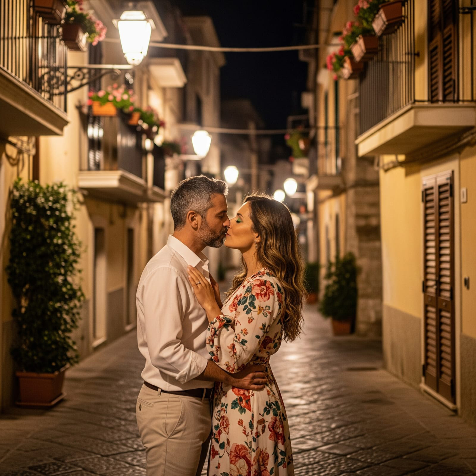 Bacio nel vicolo